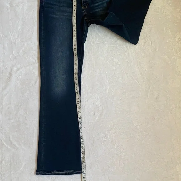 Lucky Brand Women's Deep Indigo Flare Jeans - Picture 7 of 10